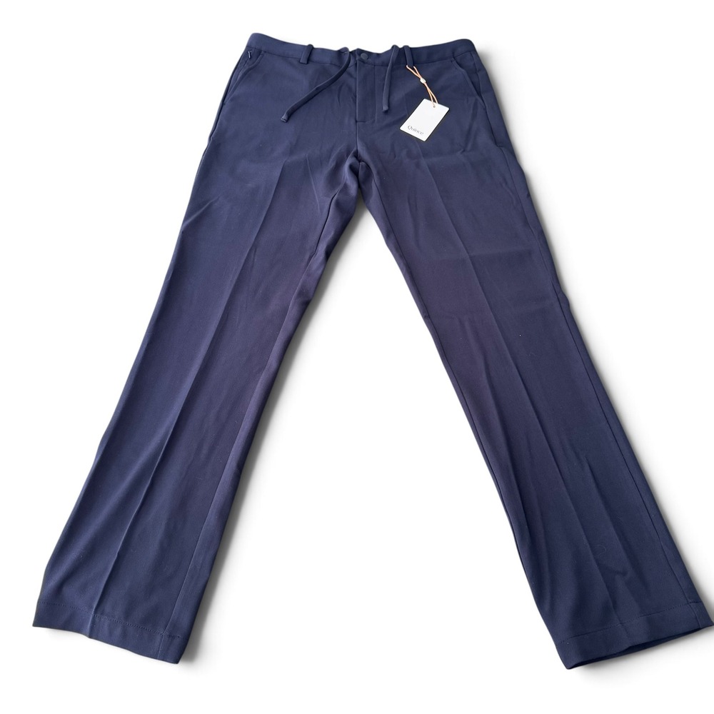 Quince Ultra Stretch 24/7 Smart Chino Pants NWT Men 33x34 Navy Blue Performance